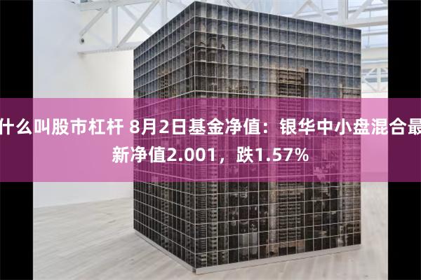 什么叫股市杠杆 8月2日基金净值：银华中小盘混合最新净值2.001，跌1.57%